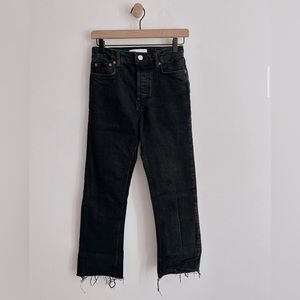 High Rise Black Straight Leg Zara Jeans